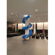 Balloon Garland for Car Showroom Decoration